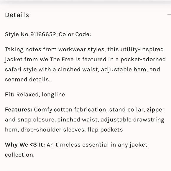 FREE PEOPLE ARYA UTILITY JACKET M DRIED HERB NWT - Picture 13 of 16